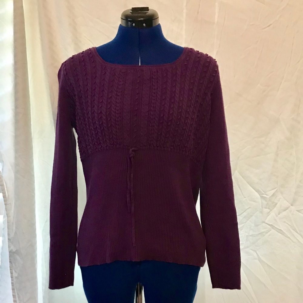 Liz Claiborne Purple Sweater